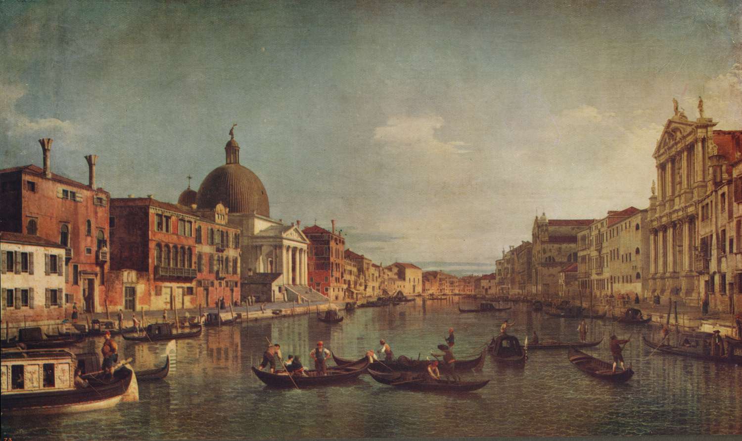 Image of a European city square
